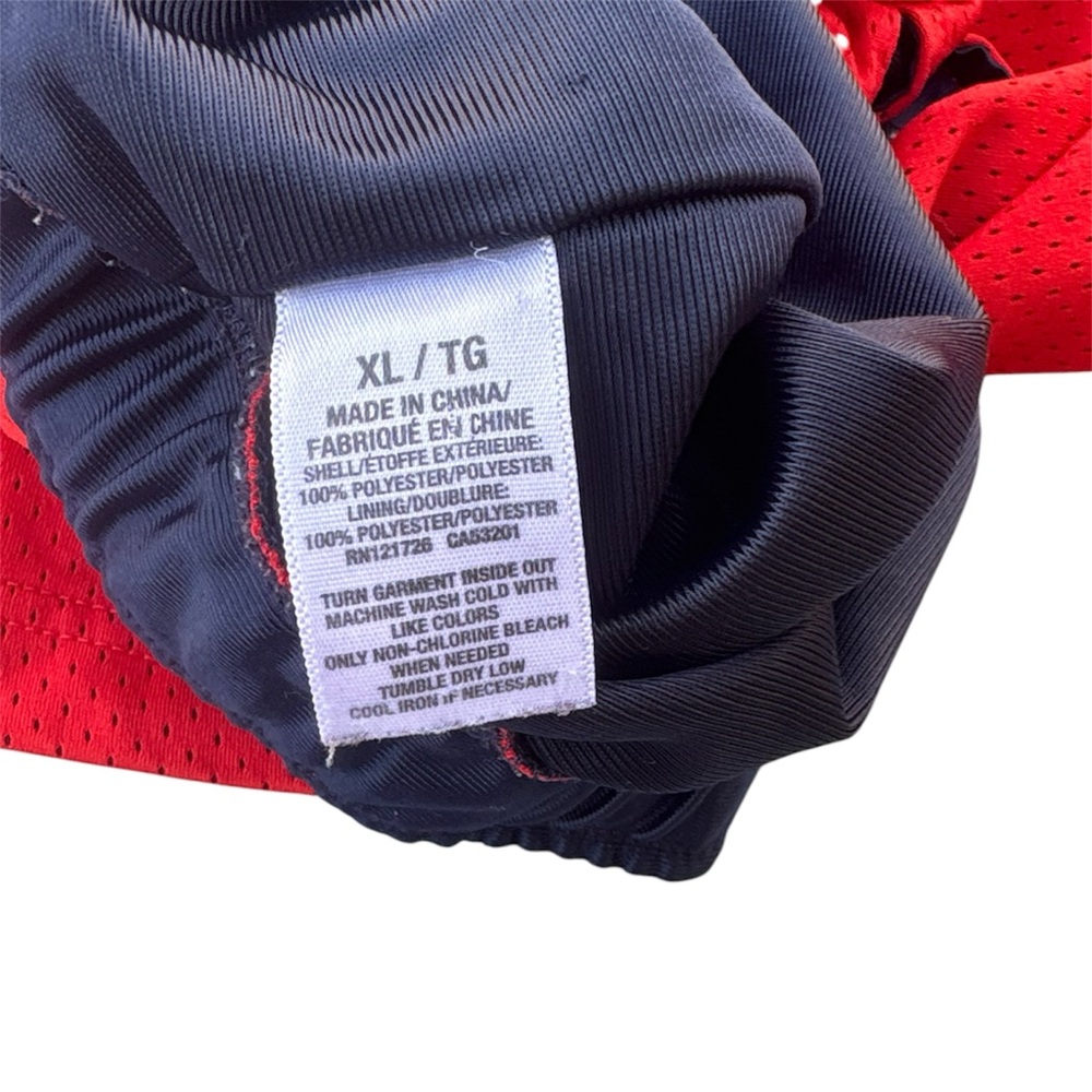 Aeropostale Men's Red Mesh Athletic Shorts with Drawstring Size XL 2016 - Picture 4 of 6